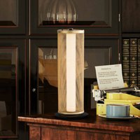 Searchlight Lampe de table LED Thread, doré, intensité variable sur 3 niveaux, acier