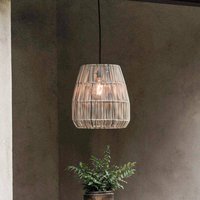 PR Home outdoor hanging light Saigon, natural/grey, Ø 38 cm, UK