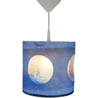 Niermann Standby Little Bear rotating pendant light, blue