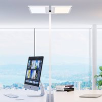 Regent Lighting Lightpad 2-bulb silver base centre
