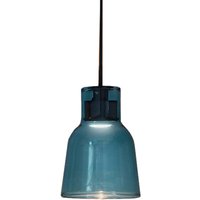 Bover Drip S/01L LED-hänglampa av glas, blå