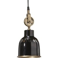 PR Home Cleveland hänglampa 14 cm svart/mässing