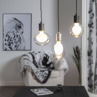 STAR TRADING Space LED bulb E27 3.5 W G150, opal, 3-step dim