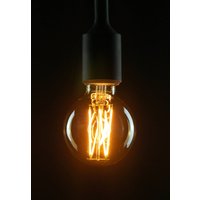 SEGULA LED globe bulb E27 G80 5W 2,200K gold dimmable