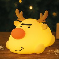 FH Lighting Luminaire LED rechargeable Rudi, couleur beige, longueur 16 cm, silicone