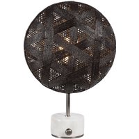 Forestier Chanpen S Hexagonal table silver/black