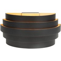 HighLight Scudo vägglampa, svart, bredd 25 cm, aluminium, G9