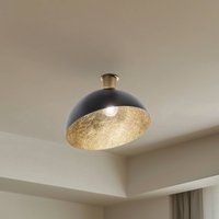 SIGMA Taklampa Sfera, Ø 35 cm, svart/guld