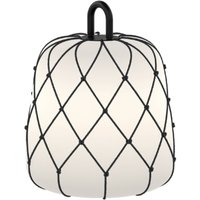 Wever & Ducré Lighting WEVER & DUCRÉ Costa 2.0 lampshade, black, rope, Ø 28 cm