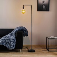 Trio Lighting Golvlampa Diallo utan skärm svart matt