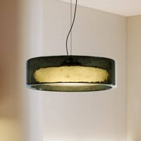 MARSET LED-hänglampa Ringo, Ø 70 cm, grön, TRIAC plast