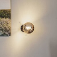 EMIBIG LIGHTING Wall light Glassy, black, graphite, glass, E14, Ø 14 cm