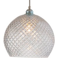 EBB & FLOW Rowan pendellampa, silver Ø 28 cm