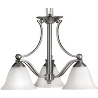 HINKLEY Bolla Hanging Light Nickel Three Bulbs