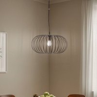 Domiluce Hänglampa Globe, kaffe, Ø 51 cm, metall, 1 lampa, E27