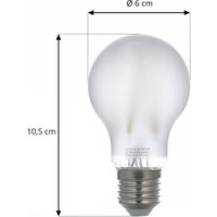 LUUMR Ampoule LED intelligente mate E27 A60 7W Tuya WLAN CCT