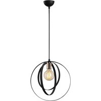 Hängelampe Vaveyla 446-S mit drei schwarzen Ringen
