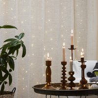 STAR TRADING Dew Drop LED curtain light, height 100 cm