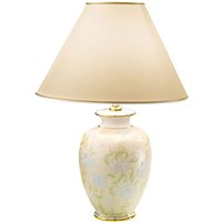 austrolux Giardino Perla table lamp, handpainted, Ø 40 cm