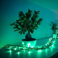 Guirlande lumineuse Twinkly RVB, noir, 250 flammes 20m