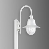 LCD Gjuten aluminium Nios stiglampa, vit