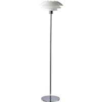 Dyberg Larsen DL31 Stehleuchte Glasschirm chrom