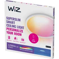 WiZ SuperSlim LED-taklampa RGBW Ø54cm vit