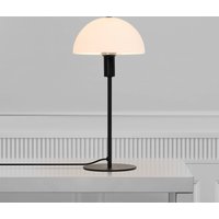Nordlux Bordslampa Ellen med glasskärm, svart