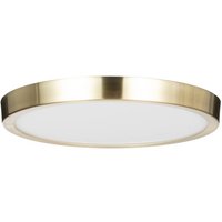 Lindby LED-Deckenleuchte Sorela, Ø 24 cm, gold, dimmbar