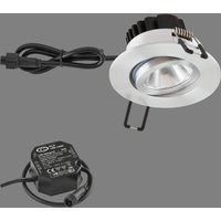 EVN PC65 outdoor recessed light round 3000K alu