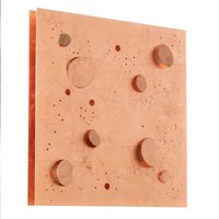Knikerboker Buchi Wandleuchte 60x60cm blattkupfer
