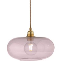 EBB & FLOW Horizon pendant light, rose, glass, Ø 29 cm