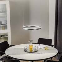 Bopp Float LED-hänglampa med geststyrning aluminium