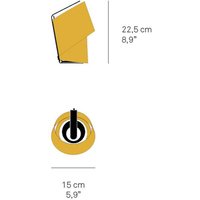 LZF LAMPS LZF Tiny bordslampa, blå, höjd 22,5 cm