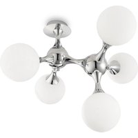 Ideallux Plafonnier Nodi Bianco 5 lampes E14