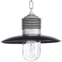 K.S. Verlichting Classic outdoor hanging light Ampere aluminium/black