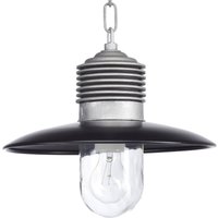 K.S. Verlichting Klassisk utomhuspendellampa Ampere aluminium/svart
