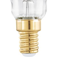 EGLO LED-lampa E14 4W P45 2,000K Filament rökig dimbar