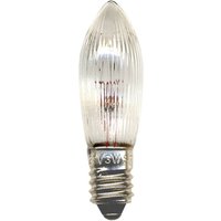 STAR TRADING E10 2.4 W 12 V bulb, pack of 3, candle shape