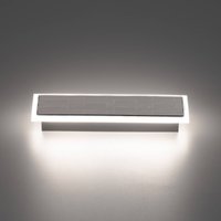 FISCHER & HONSEL LED-vägglampa Aluro, metall, nickelfärgad, CCT, dimbar