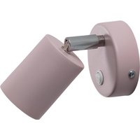 Luminex Spot mural Fun, rose, 14 cm de haut, réglable, GU10