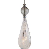 EBB & FLOW Smykke L silver crystal swirl smoke grey