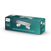 Philips myLiving Runner spot GU10 2-bulb aluminium