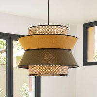 MARKET SET Singapore XL pendant light, khaki/curry