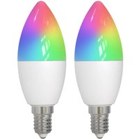 LUUMR Smart E14 4,9W CCT RVB ZigBee Tuya Hue 2er