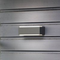 Philips LED outdoor wall light Stratosphere UE, 2-bulb