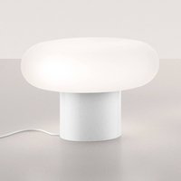 Artemide Itka lampe table LED pied céramique blanc