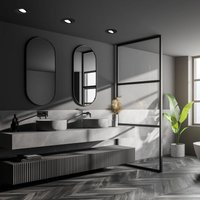 Briloner 7597 LED recessed spotlight 3-set IP65 4000K black