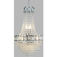 Searchlight Lustre Limoges avec pendentifs en perles de verre