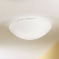 Fabas Luce Pandora taklampa, Ø 25 cm, glas, vit